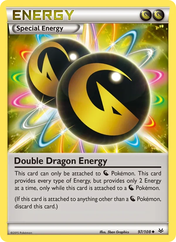 Double Dragon Energy 97/108 Roaring Skies Pokémon card