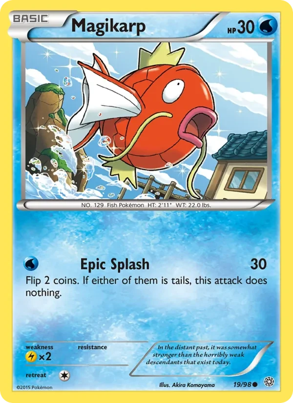 Magikarp 19/98 Ancient Origins Pokémon card