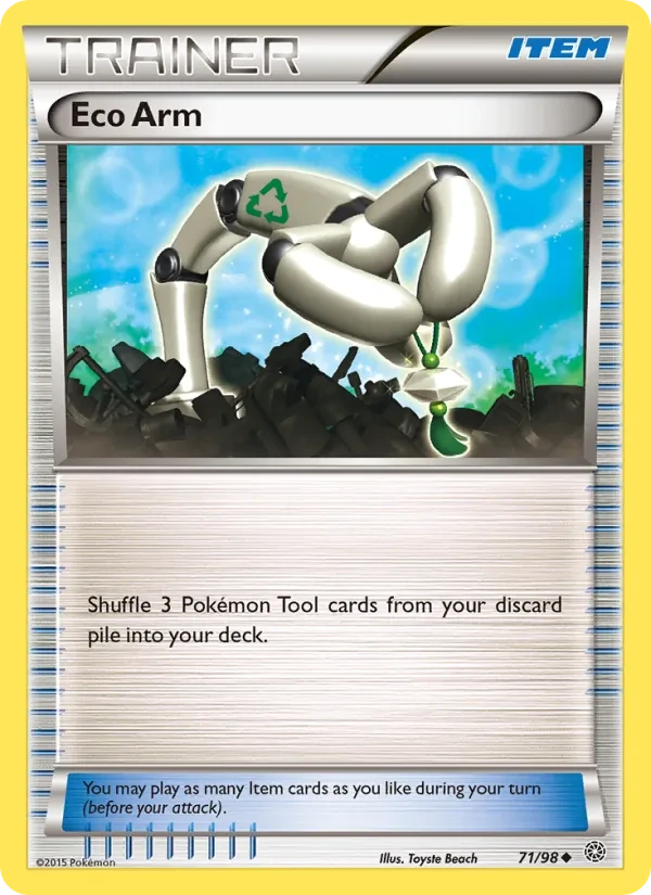 Eco Arm 71/98 Ancient Origins Pokémon card