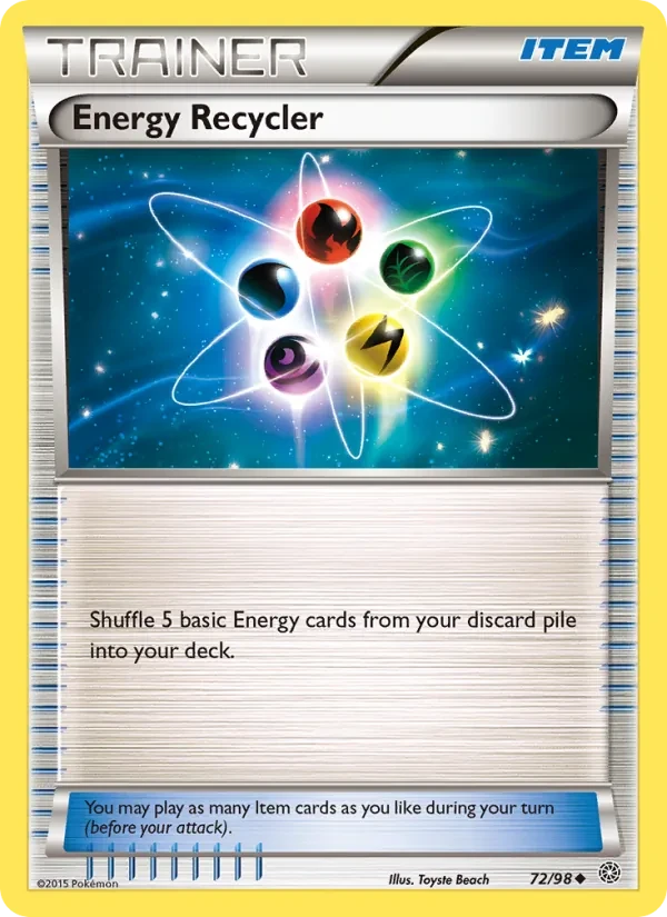 Energy Recycler 72/98 Ancient Origins Pokémon Karte
