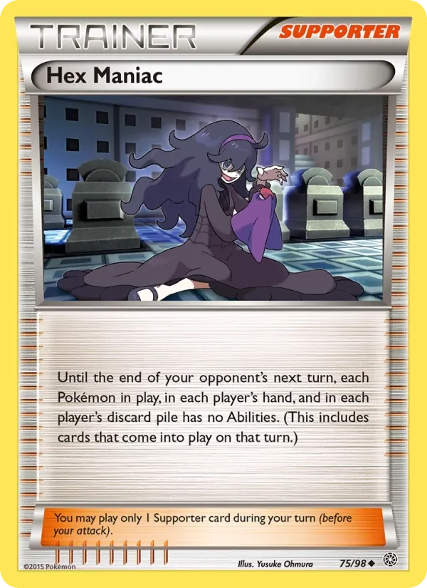 Hex Maniac 75/98 Ancient Origins Pokémon card