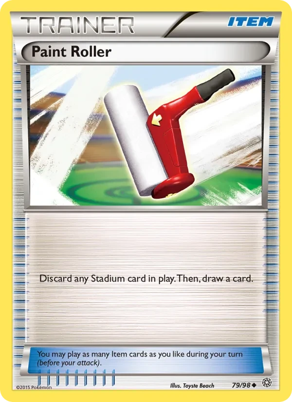 Paint Roller 79/98 Ancient Origins Pokémon card