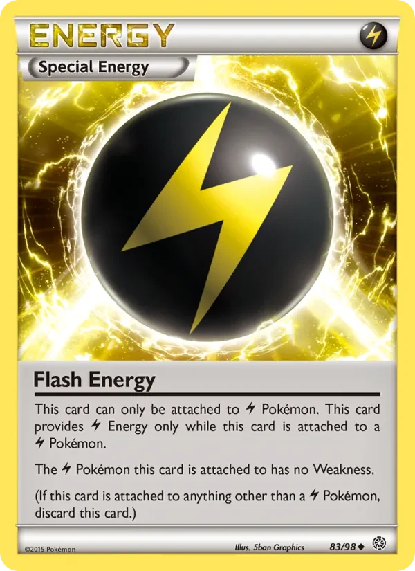 Flash Energy 83/98 Ancient Origins Pokémon card