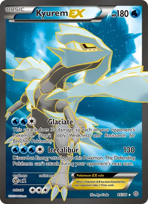 Kyurem EX 86/98 Ancient Origins Pokémon card