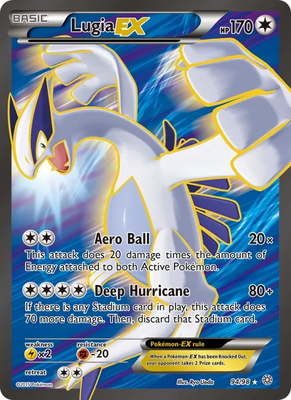 Lugia EX 94/98 Ancient Origins Pokémon card