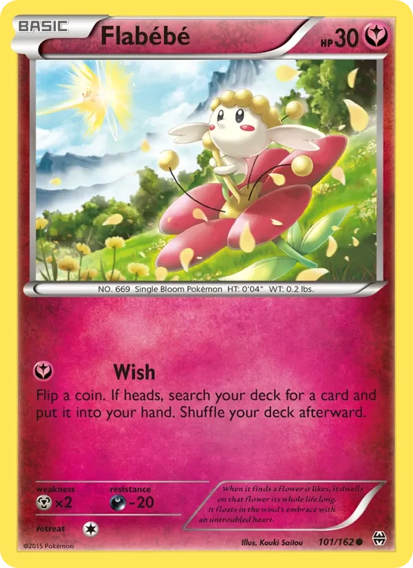 Carta Pokémon Flabébé 101/162 BREAKthrough