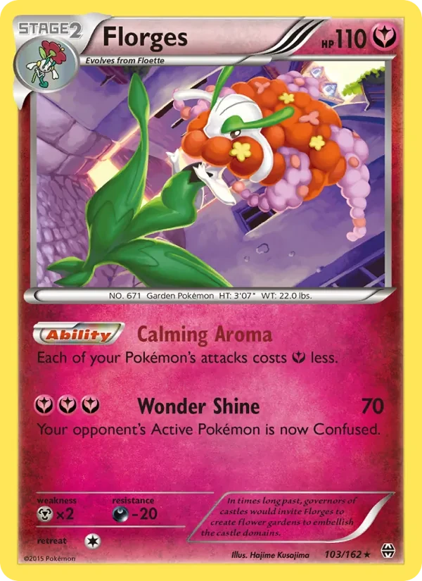 Carte Pokémon Florges 103/162 BREAKthrough