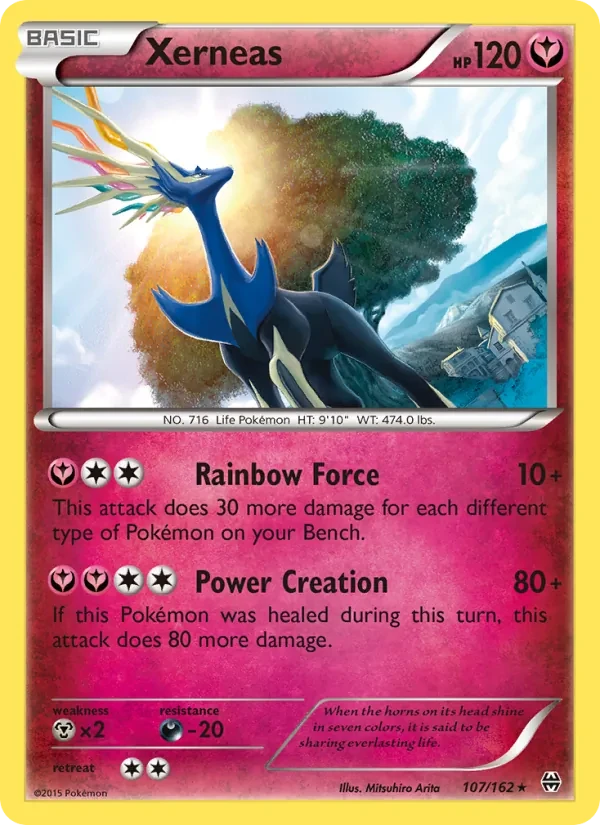 Xerneas 107/162 BREAKthrough Pokémon Karte