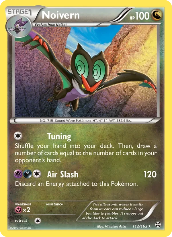 Noivern 112/162 BREAKthrough Pokémon card