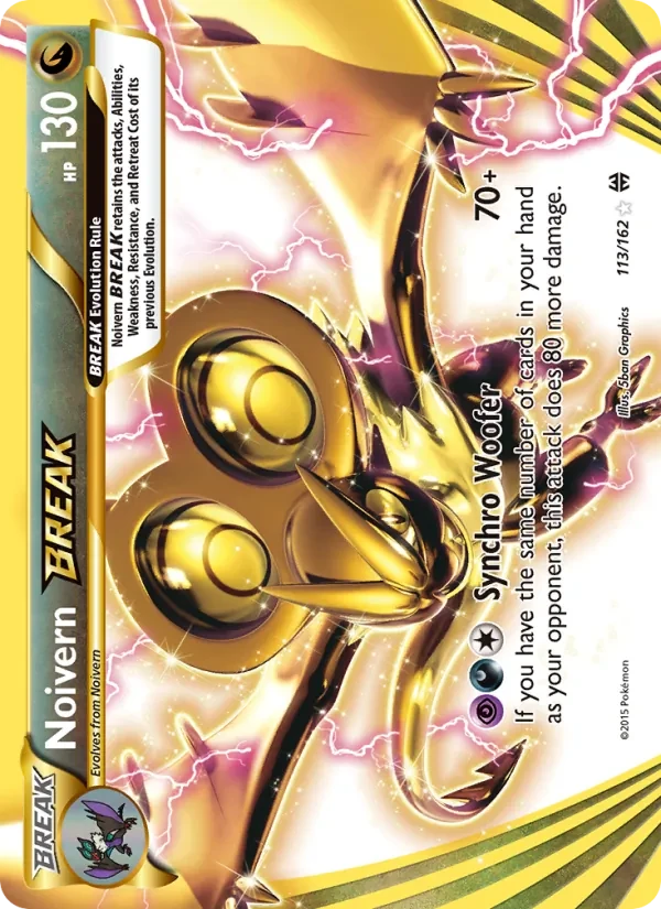 Noivern BREAK 113/162 BREAKthrough Pokémon card