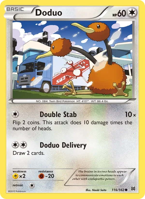 Doduo 116/162 BREAKthrough Pokémon Karte