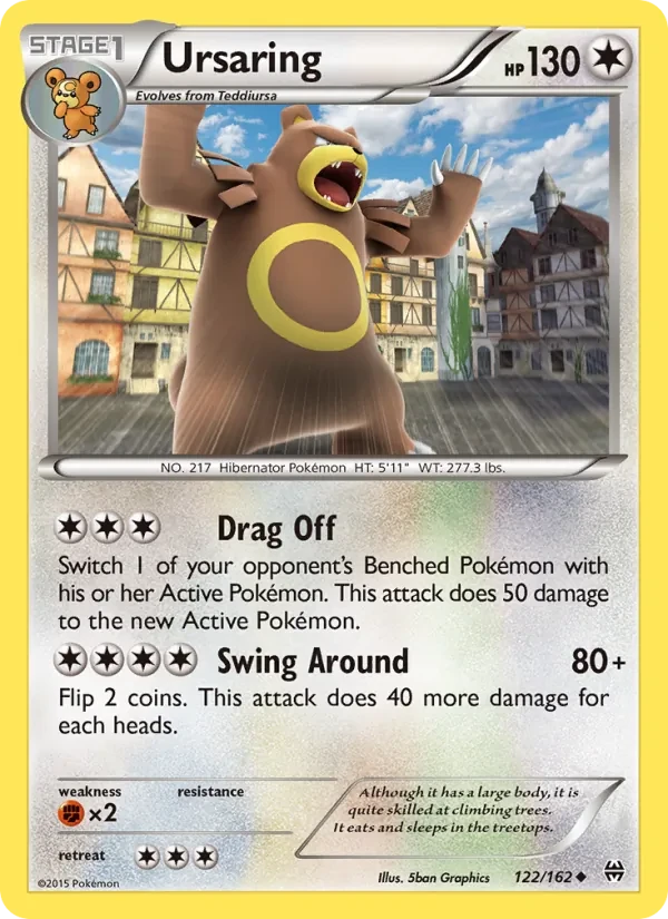 Ursaring 122/162 BREAKthrough Pokémon kaart