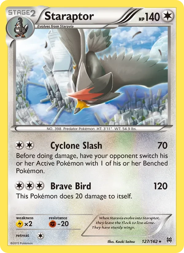 Carta Pokémon Staraptor 127/162 BREAKthrough