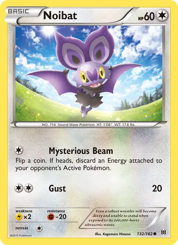 Noibat 132/162 BREAKthrough Pokémon card