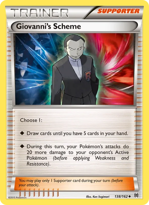 Giovanni's Scheme 138/162 BREAKthrough Pokémon card