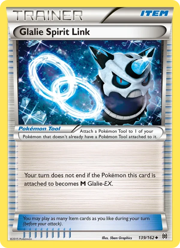 Glalie Spirit Link 139/162 BREAKthrough Pokémon card