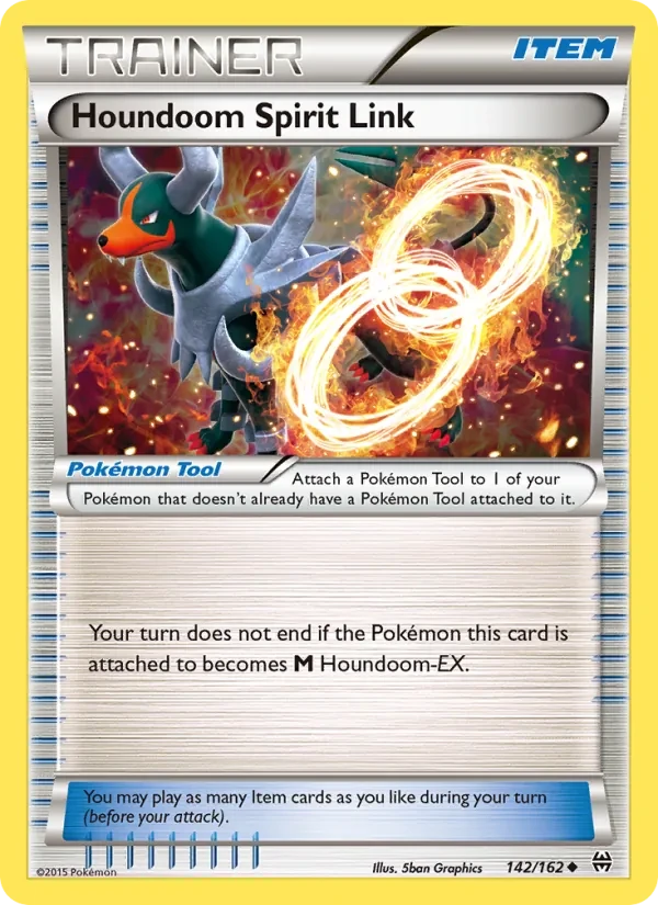 Houndoom Spirit Link 142/162 BREAKthrough Pokémon card
