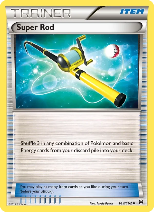 Super Rod 149/162 BREAKthrough Pokémon card