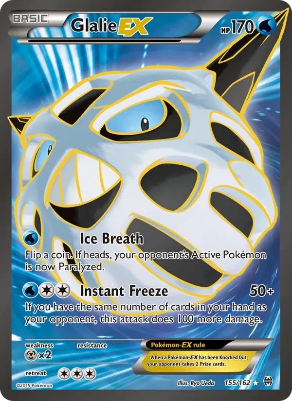 Glalie EX 155/162 BREAKthrough Pokémon card
