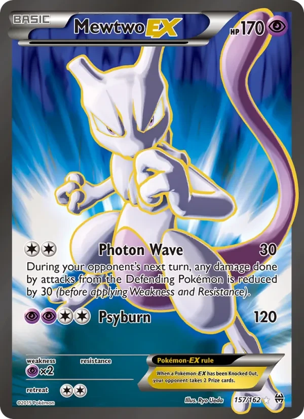 Mewtwo EX 157/162 BREAKthrough Pokémon card