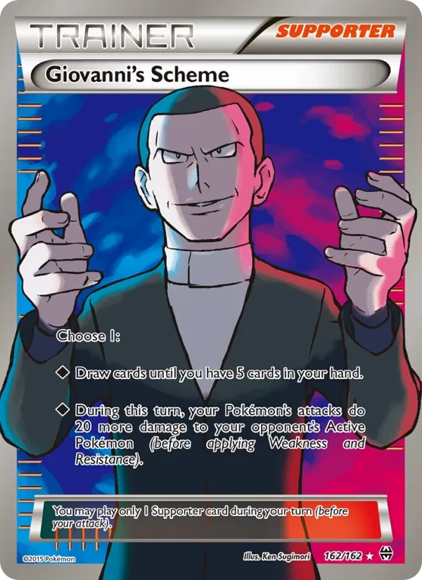 Giovanni's Scheme 162/162 BREAKthrough Pokémon card