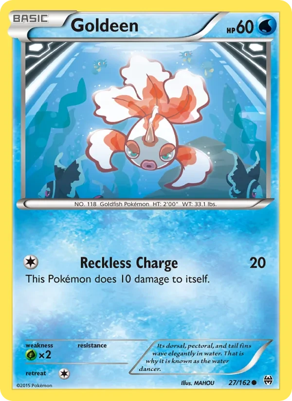 Goldeen 27/162 BREAKthrough Pokémon Karte