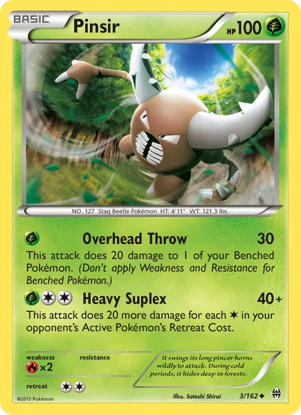 Pinsir 3/162 BREAKthrough Pokémon card