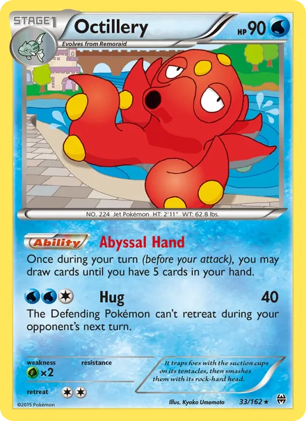 Octillery 33/162 BREAKthrough Pokémon card