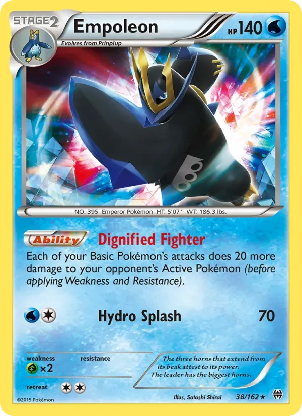 Empoleon 38/162 BREAKthrough Pokémon card