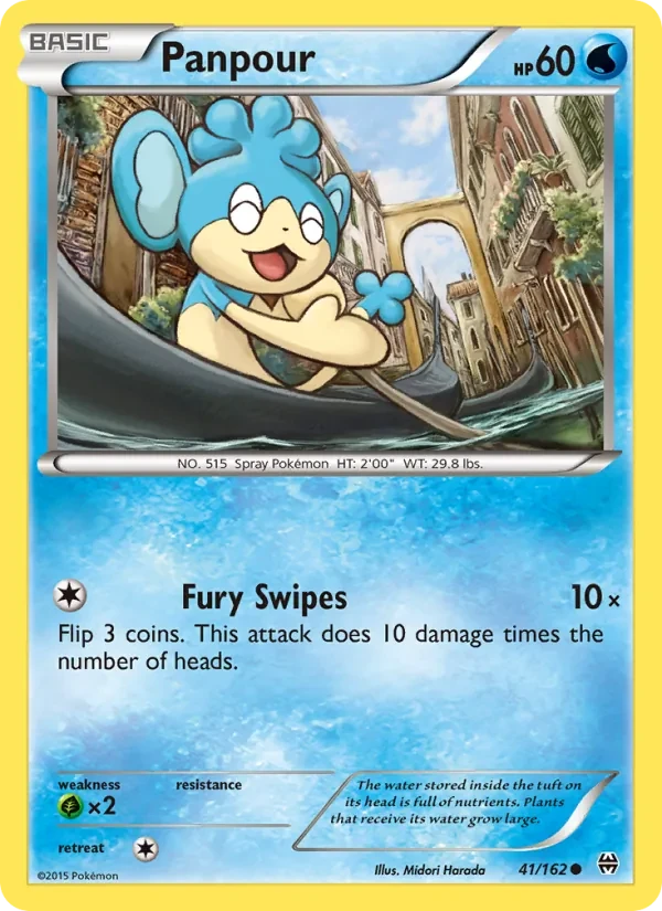 Carta Pokémon Panpour 41/162 BREAKthrough
