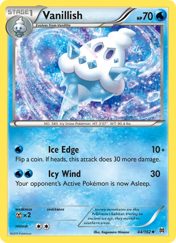Carta Pokémon Vanillish 44/162 BREAKthrough
