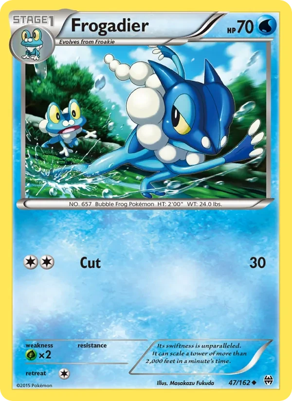 Frogadier 47/162 BREAKthrough Pokémon Karte