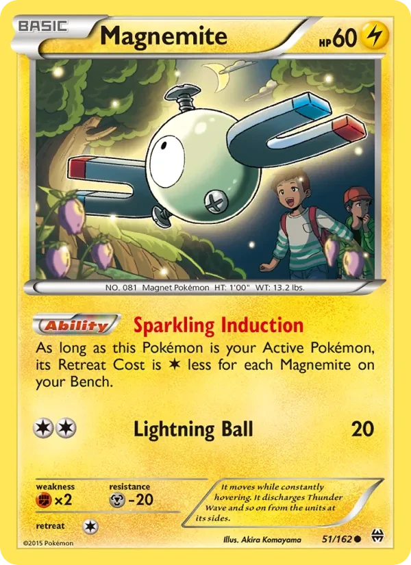 Magnemite 51/162 BREAKthrough Pokémon card