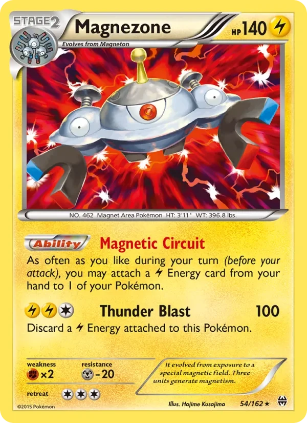 Magnezone 54/162 BREAKthrough Pokémon card