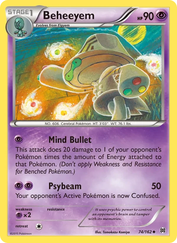 Beheeyem 74/162 BREAKthrough Pokémon card