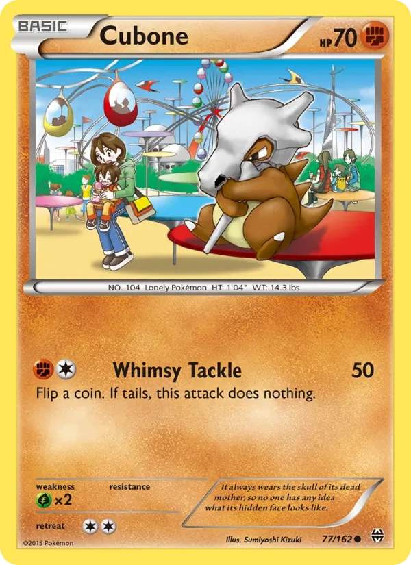Cubone 77/162 BREAKthrough Pokémon card