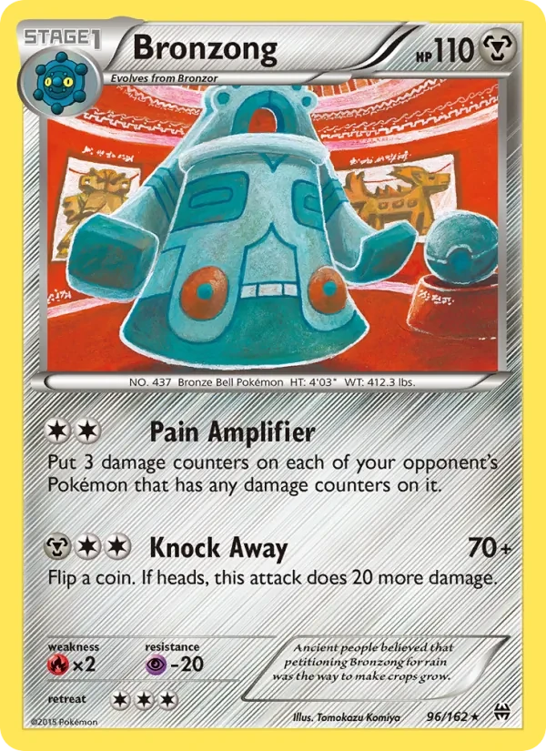 Bronzong 96/162 BREAKthrough Pokémon card