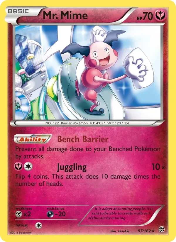 Mr. Mime 97/162 BREAKthrough Pokémon card