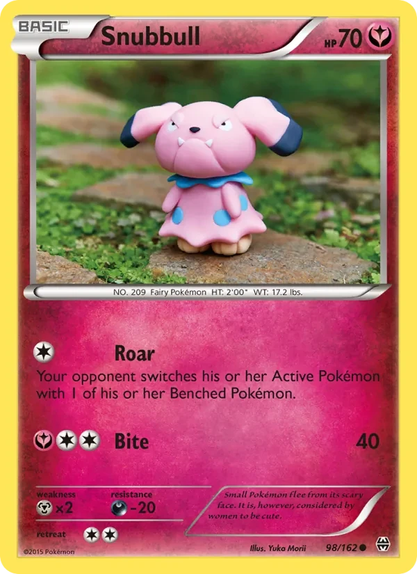 Snubbull 98/162 BREAKthrough Pokémon card