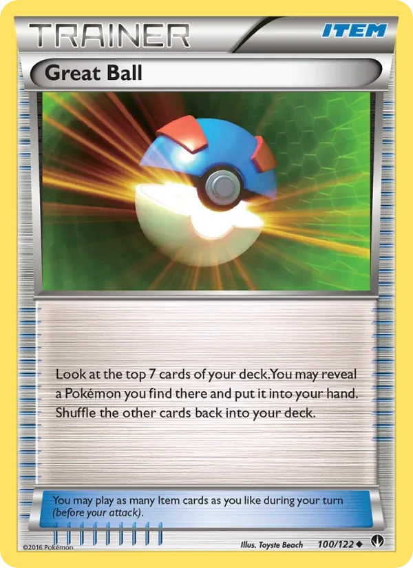 Great Ball 100/122 BREAKpoint Pokémon card