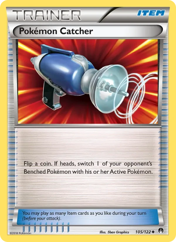 Pokémon Catcher 105/122 BREAKpoint Pokémon card