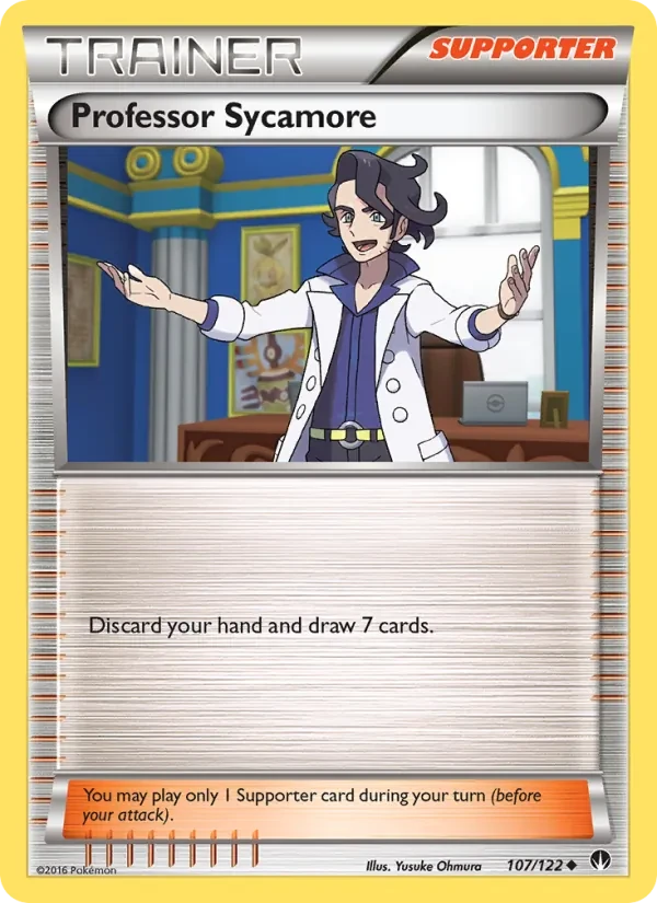 Professor Sycamore 107/122 BREAKpoint Pokémon card
