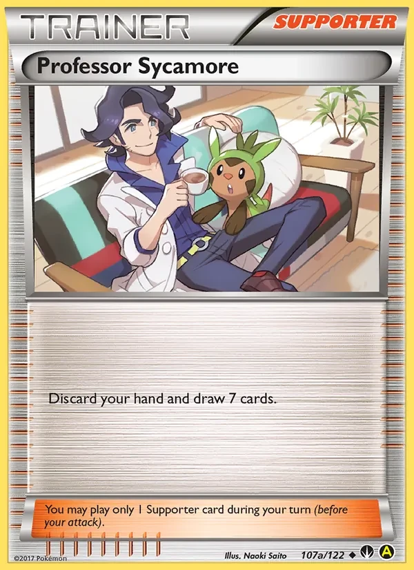 Professor Sycamore 107a BREAKpoint Pokémon card