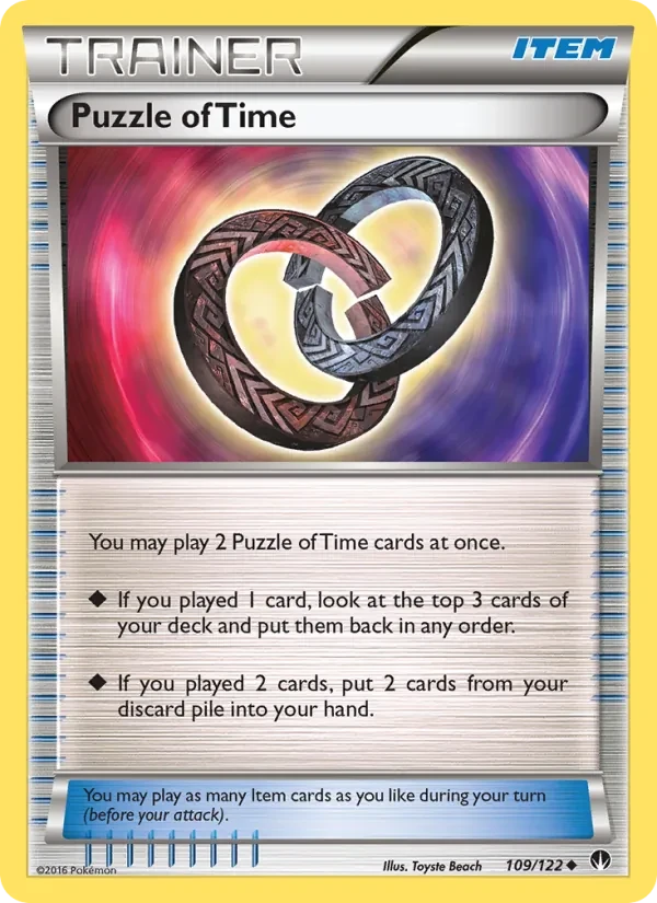 Puzzle of Time 109/122 BREAKpoint Pokémon card