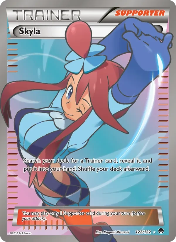 Skyla 122/122 BREAKpoint Pokémon card