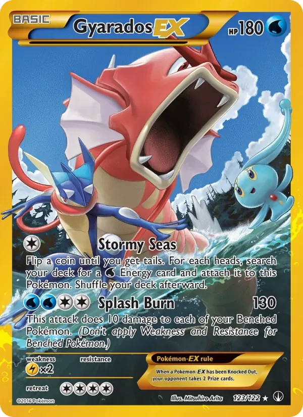 Gyarados EX 123/122 BREAKpoint Pokémon card