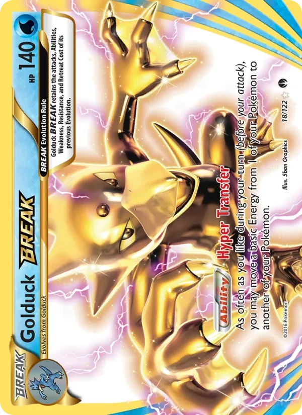 Golduck BREAK 18/122 BREAKpoint Pokémon card
