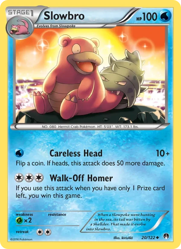 Slowbro 20/122 BREAKpoint Pokémon Karte
