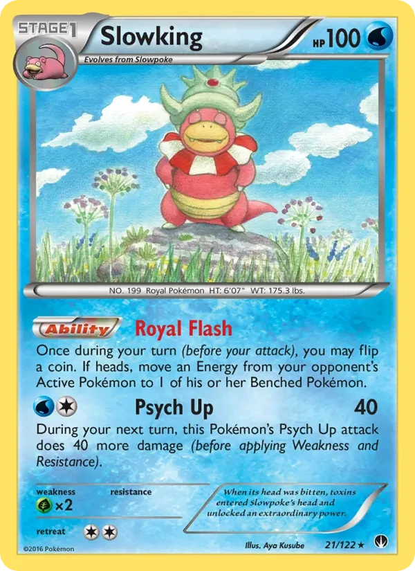 Slowking 21/122 BREAKpoint Pokémon card