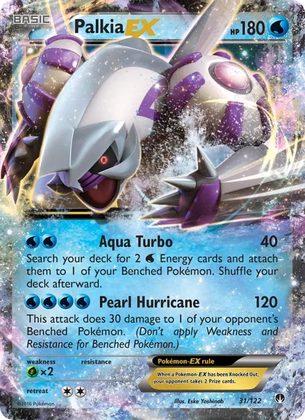 Palkia EX 31/122 BREAKpoint Pokémon card